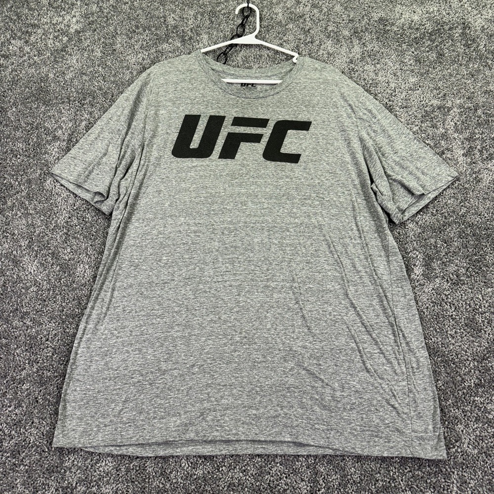 UFC Shirt Mens 2X Gray UFC Mixed Martial Arts UFC Logo Graphic Tee Top